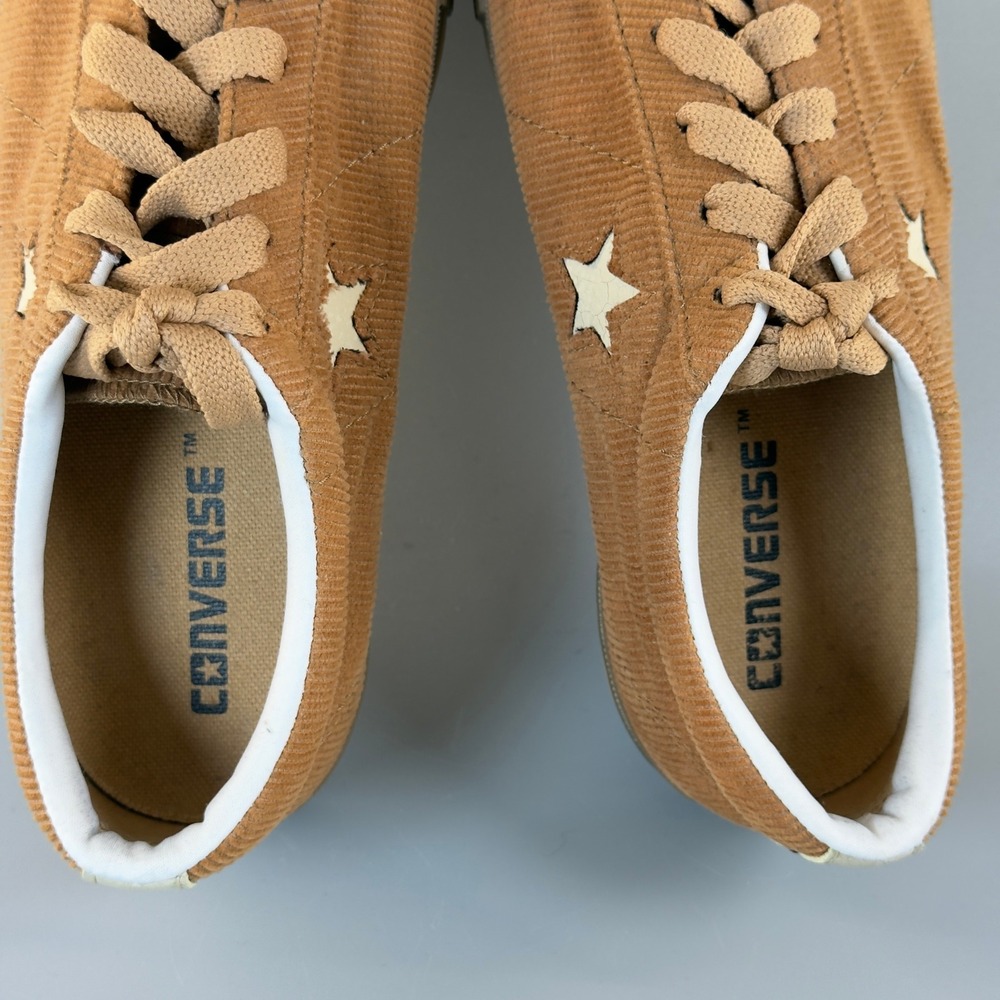 Converse Chuck Taylor One Star Corduroy Womens 8 Sneaker Brown Gum Lace Low Shoe - Picture 8 of 16